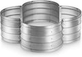 Plant & Plot Galvanized Raised Garden Beds Outdoor // 3×3×1 ft Planter Raised Beds for Gardening, Vegetables, Flowers // Large Metal Garden Box (Silver) // Patented Tool-Free Design