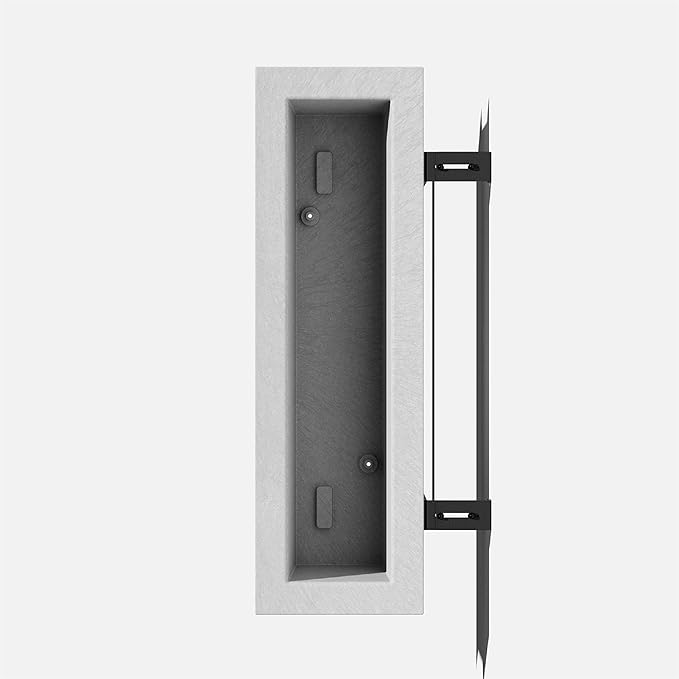 Veradek Brixton Series Plastic Railing Planter - Rectangular Planter for Outdoor Deck/Balcony | Crack-Resistant with Adjustable Rail Attachment | Classic Estate Design for Herbs, Succulents, Flowers