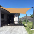 SUNNY GUARD Custom Size 14'x24' Peach Fuzz Sun Shade Sail Rectangle UV Block Shade for Backyard Yard Patio Deck Garden(Customized)