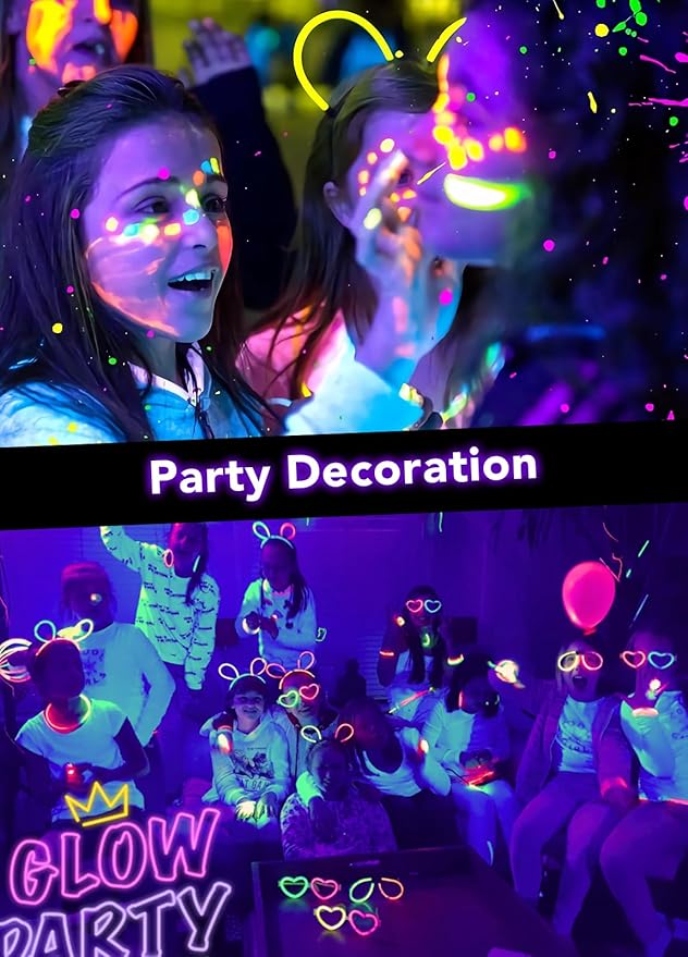 Elenora Halloween Spotlights Outdoor, 15W LED Black Light/Blacklight for Glow Party Body Paint Fluorescent Poster, 110V Plug-in Spot Light IP65 Waterproof Landscape Lighting for Yard Garden, 2 Pack