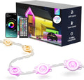 Fussion Permanent Outdoor Lights for House, 150ft RGB Halloween House Lights Outdoor with APP Remote Control, IP67 Waterproof Smart Eternity Eaves Lighting for Christmas, Holiday, Party, Daily