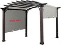 SCOCANOPY Replacement Sling Top for Rona Lowe's Allen + roth 10 ft x 10 ft Freestanding Pergola Sold at Lowe's, L-PG152PST-B (Size: 200" (L) x 103" (W)),Gray