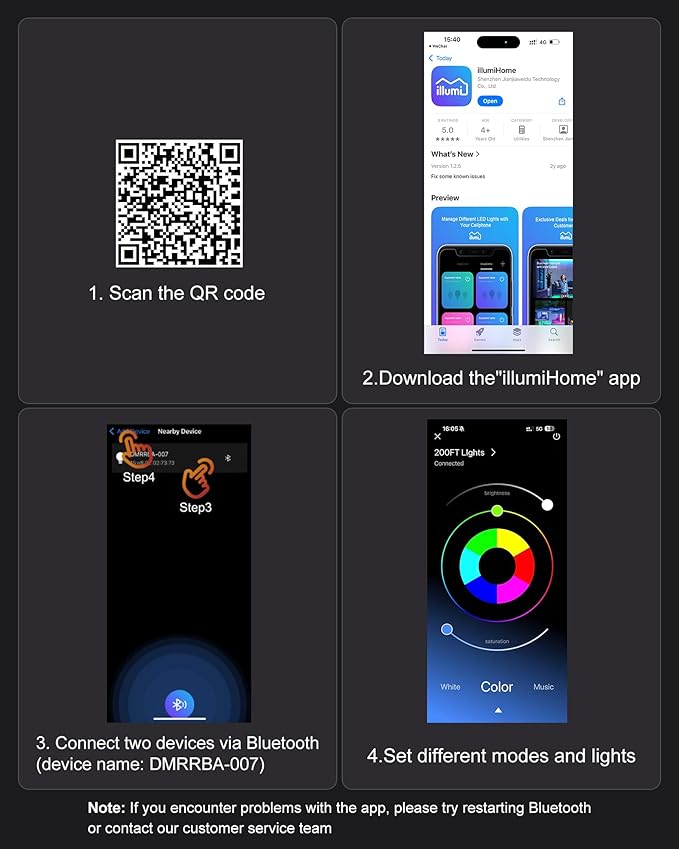 Fussion Permanent Outdoor Lights for House, 100ft RGB Halloween House Lights Outdoor with APP Remote Control, IP67 Waterproof Smart Eternity Eaves Lighting for Christmas, Holiday, Party, Daily