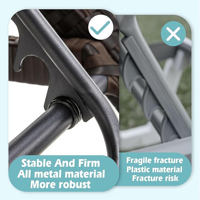 Chaise Lounge Chairs Outdoor Set of 6, Comfy Outside Wicker Patio Pool Lounge Chair w/ 5 Adjustable Back Angle, Cup Holder, Thicken Cushion