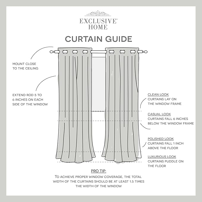 Exclusive Home Cabana Solid Indoor/Outdoor Light Filtering Hook-and-Loop Tab Top Curtain Panel Pair, Polyester, 96" L x 54" W, Teal
