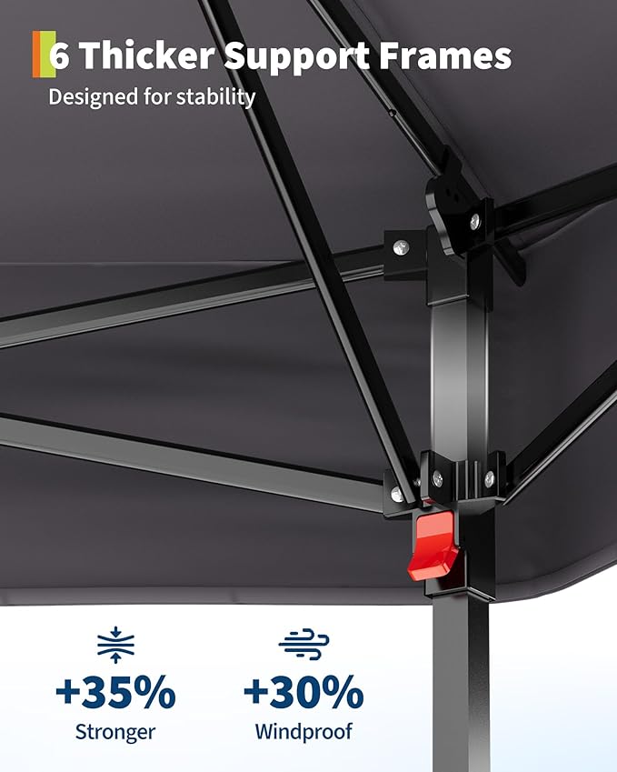 11'x11 Pop-Up Gazebo, Instant Outdoor Canopy Tent with Mosquito Nettings, Durable Steel Frame, Water and UV Proof, for Patio, Garden, Courtyard, Party (Khaki)