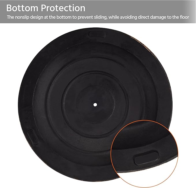Yaheetech 22 lbs Heavy Duty Outdoor Umbrella Base 18" Round Patio All-Weather Umbrella Stand Market Umbrella Base for Garden & Lawn, Bronze