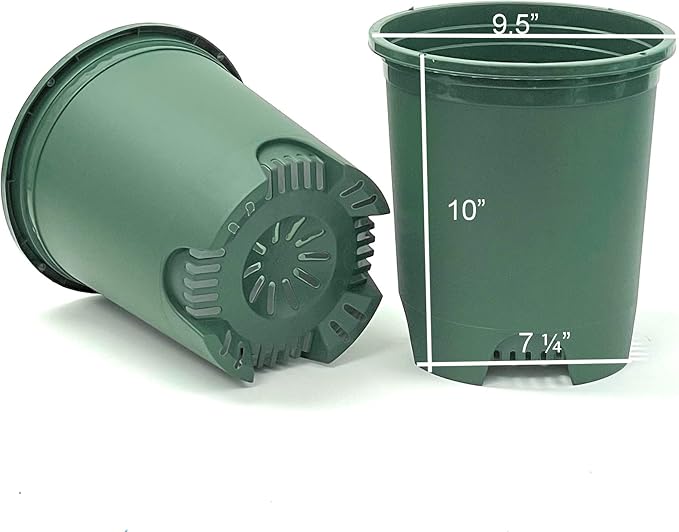 Wholesale 30-Pack Nursery Pot 3 Gallon Plastic Planters in Bulk for Outdoor Indoor Plants with Drainage Holes