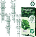 Plant Trellis for Potted Plants 12 Pack Stackable Indoor Outdoor Climbing Houseplant Support with Garden Wire for Pothos Hoya Ivy Flower