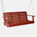 Highwood Weatherly Porch Swing 5 Feet, Rustic Red