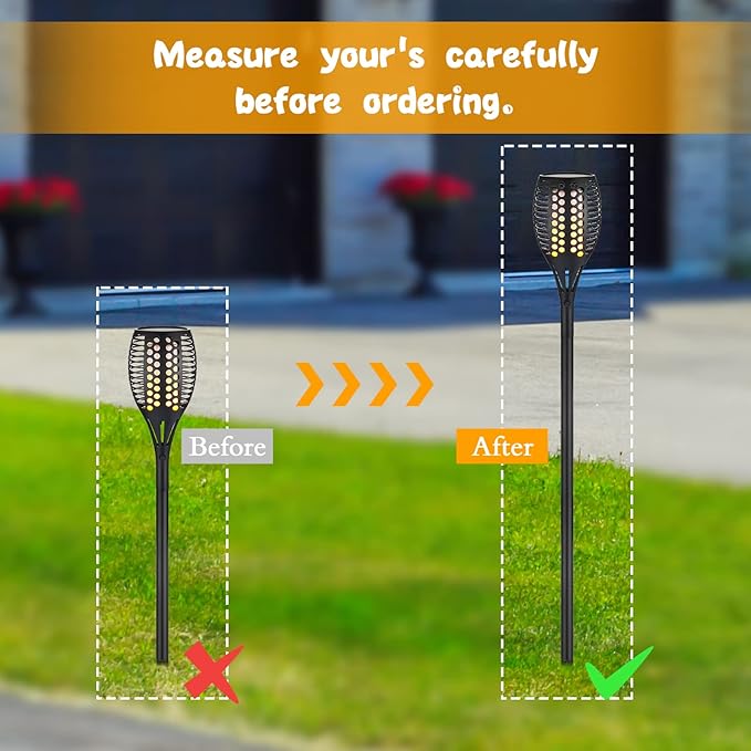 Chunful 8 Kit Solar Light Stakes Replacement Lame Lamp Extension Pole Ground Stake and Joint Connector Kit for Outdoor Garden Backyard(12.2 Inch)