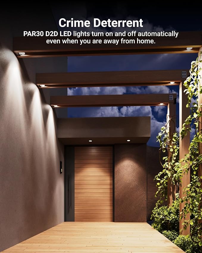 Sunco 6 Pack LED PAR30 Dusk to Dawn Light Bulb for Outside Porch, Patio, Backyard, 11W=75W, 850 LM, 5000K Daylight , Non-Dimmable, Photocell Sensor, UL