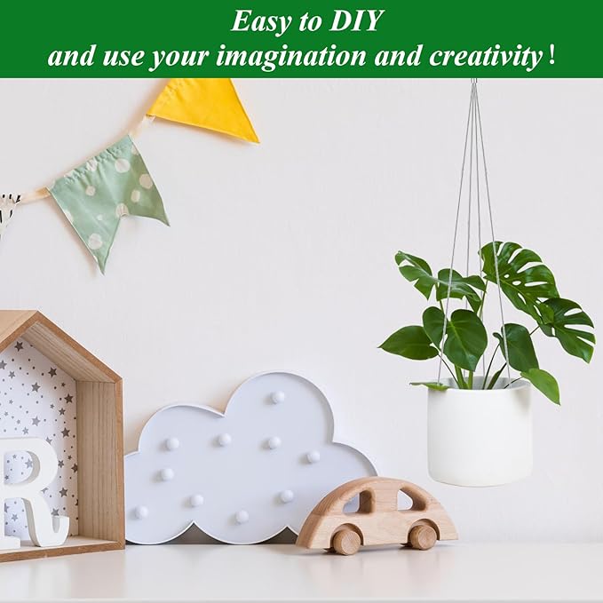 24 Pack Chain for Hanging Plants, 24 inch 4 Point Wire Plant Hangers for Hanging Baskets, Hanging Plant Chain for Indoor Outdoor Patio Garden Greenhouse Supplies