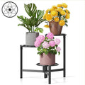 Tiered Plant Stand Outdoor 3 Tier Indoor Metal Flower Shelf for Multiple Plants Corner Tall Flower Holders for Patio Garden Living Room Balcony Bedroom Black Diamond