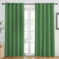 NICETOWN Froest Green Blackout Curtains 84 inch Length, Grommet Top Room Darkening Drapes for Bedroom Living Room, Light Blocking Window Covering for Privacy (W66 x L84 Inch, 1 Panel)