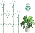 10 Pack Stackable Plant Supports Stakes, Sturdy Garden Trellis for Climbing & Vining Plants, Monstera, Pothos & Philodendron - Reusable Plant Stakes for Indoor & Outdoor Potted Plants