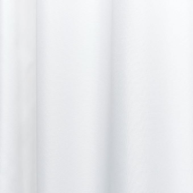Exclusive Home Cabana Solid Indoor/Outdoor Light Filtering Hook-and-Loop Tab Top Curtain Panel Pair, 54"x144", White