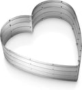 Plant & Plot Galvanized Raised Garden Beds Outdoor // Planter Raised Beds for Gardening, Vegetables, Flowers // Large Metal Garden Box (Silver) // Tool-Free Assembly