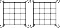 VIVOSUN 2 x 2Ft. Elastic Trellis Netting with 4 Hooks for Climbing Plants, Vegetables, Fruits, and Flowers, 2-Pack