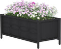 Zhongma Sturdy Raised Garden Bed with Inner Fabric Liners for Vegetables Flower, Planter Box for Backyard Patio Balcony. Inner Size: 33.85x14.17x11 inch
