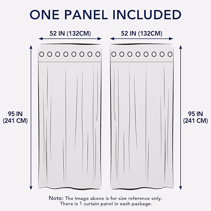 PureFit Outdoor Curtains for Patio Waterproof Weatherproof, UV Resistant Outside Curtains for Gazebo, Front Porch, Pergola, Sun Blocking Privacy Curtain, 52W x 95L inch, 1 Panel, Chocolate