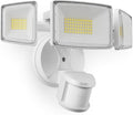 Onforu 100W LED Motion Sensor Outdoor Lights, Dusk to Dawn Flood Light Outdoor Motion Sensor, Hardwired Security Lights Floodlights Outside 11000LM 6500K Daylight IP65 Waterproof (White)