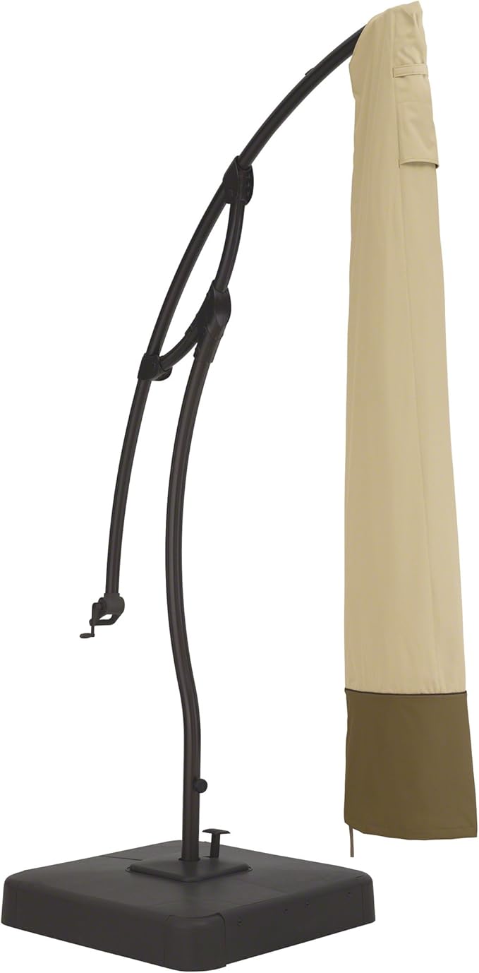 Classic Accessories Veranda Water-Resistant 13 Foot Offset Patio Umbrella Canopy Cover, Patio Furniture Covers