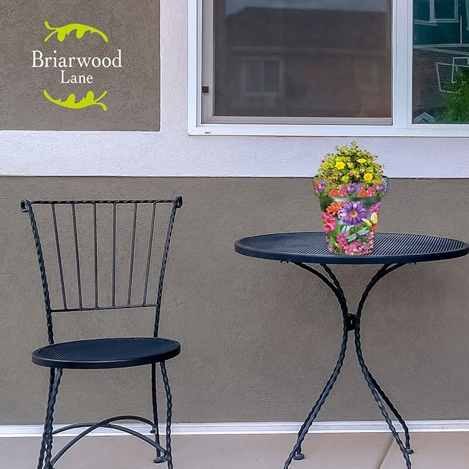 Briarwood Lane Zinnias in Bloom Small Planter