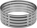 2x2x1.3FT Galvanized Raised Garden Bed Kit,Vegetable Boxes-Round Metal Flower Box,Large Planter Raised Beds Outdoor Garden for Planting,Fruit,Herb-Silver