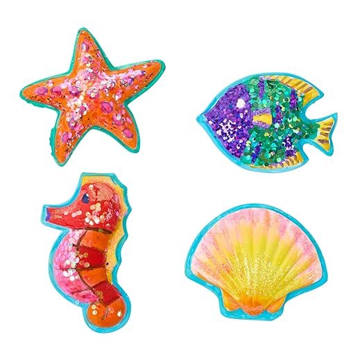 Colorations Decorate Your Own Sea Shapes - Set of 12