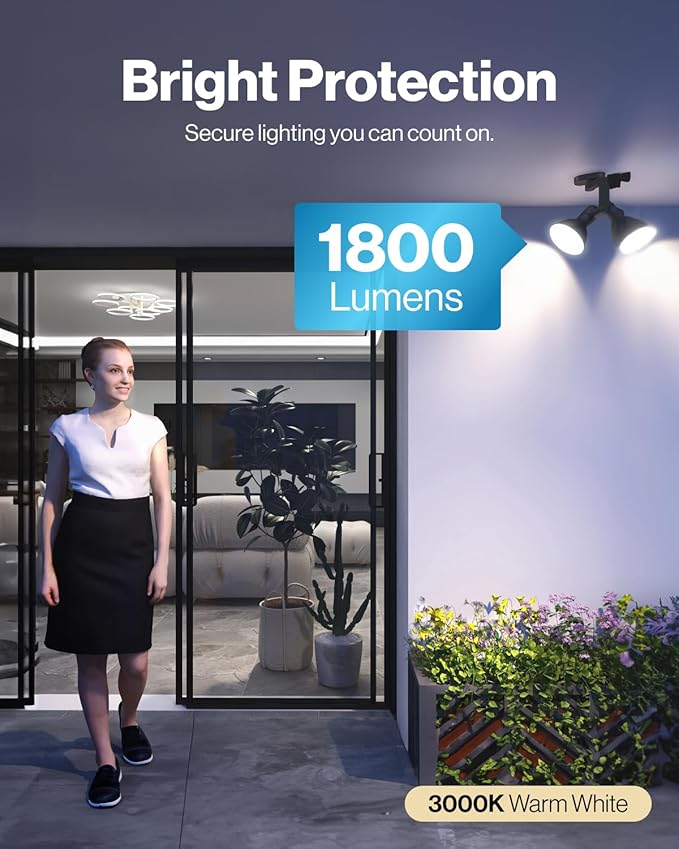 Sunco 6 Pack Outdoor Flood Light Bulbs, PAR38 LED Flood Lights Waterproof, 1800 LM, 15W (150W Equivalent), 3000K Warm White, Dimmable, E26 Base, Wet Rated UL.