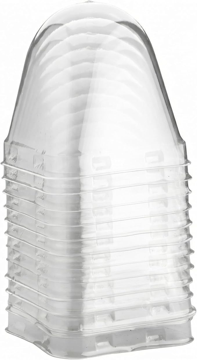 120 Pack Clear Humidity Domes, Transparent Seedling Domes Compatible with 2.7 Inch Square Nursery Pots for Seedlings
