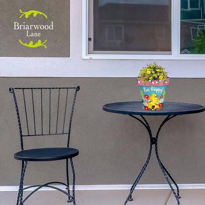 Briarwood Lane Bee Happy Beehive Small Planter