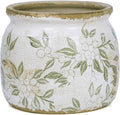 Flower Pot,Vintage Ceramic Pot for Planter with Drainage Holes, 6.29 inch Ice Crack Glazed Indoor Planters Pot for Indoor,Tucan Home Decor,Gardening Gifts (Vintage)
