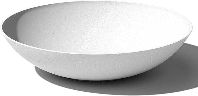 Veradek Mason Series Lane Bowl Planter| for Indoor or Outdoor Tabletops/Gardens |Made from Plastic-Stone Composite with Drainage Holes|Modern Décor for Flowers, Succulents, Small Plants