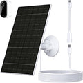 7W Solar Panel for Arlo Essential 2K (2nd Gen), Essential XL & Spotlight Cameras, USB-C Solar Charger for 5V Battery Cameras, IP66 Waterproof, 360° Adjustable Mount, 9.8ft Cable