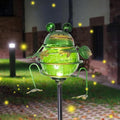 Bshine Solar Frog Garden Lights Outdoor - Solar Powered Stake Waterproof Pathway Lights for Yard, Garden Path, Landscape Decor - Cute Lawn Ornaments & Unique Gardening Frog Gifts for Mom, Frog Lovers