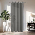 Joydeco Blackout Door Curtain for Doorway Privacy 84 Inches Long, Grommet Closet Curtain for Open Closet, Room Divider for Bedroom Living Room (Light Grey, 52Wx84L, 1 Panel)
