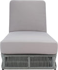 SAFAVIEH Outdoor Collection Gillian Grey Rope/Grey Cushion Chaise Lounge Chair (PAT7527C)