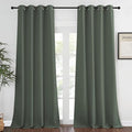 NICETOWN Bedroom Curtain Room Darkening Drapery 102 inches Length - Home Fashion Thermal Insulated Grommet Room Darkening Curtain for Living Room (Dark Mallard, 1 Panel, 52 x 102 inches)