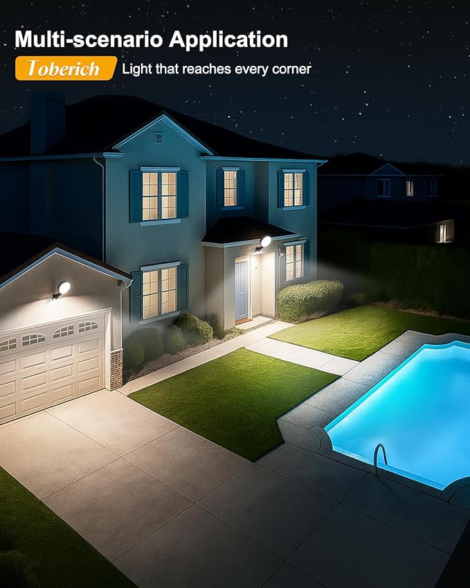 LED Barn Light 4 Packs, 150W 20000LM Yard Area Lights Dusk to Dawn Outdoor Lighting with Upgraded Photocell 6500K Adjustable Angle Daylight IP66 Waterproof Street Lights for Farmhouse/Garage