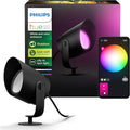 Philips Hue Lily XL Outdoor Smart Spot Light - White & Color Ambiance LED Walkway Lights - Low Voltage Lighting - 1 Pack - Requires Bridge and Power Supply - Control with App and Voice - Weatherproof
