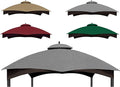SCOCANOPY Replacement Top for The Lowe's Gazebo Model #GF-12S004B-1 / GF-12S004BTO (Grey Ripstop)
