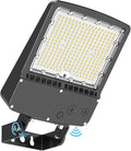 HYPERLITE LED Parking Lot Light - 200W 30000lm UL Listed Led Flood Lights Outdoor with Adjustable Trunnion Wall Mount - Waterproof Commercial Street Area Lighting with Photocell for Barn Yard Garage