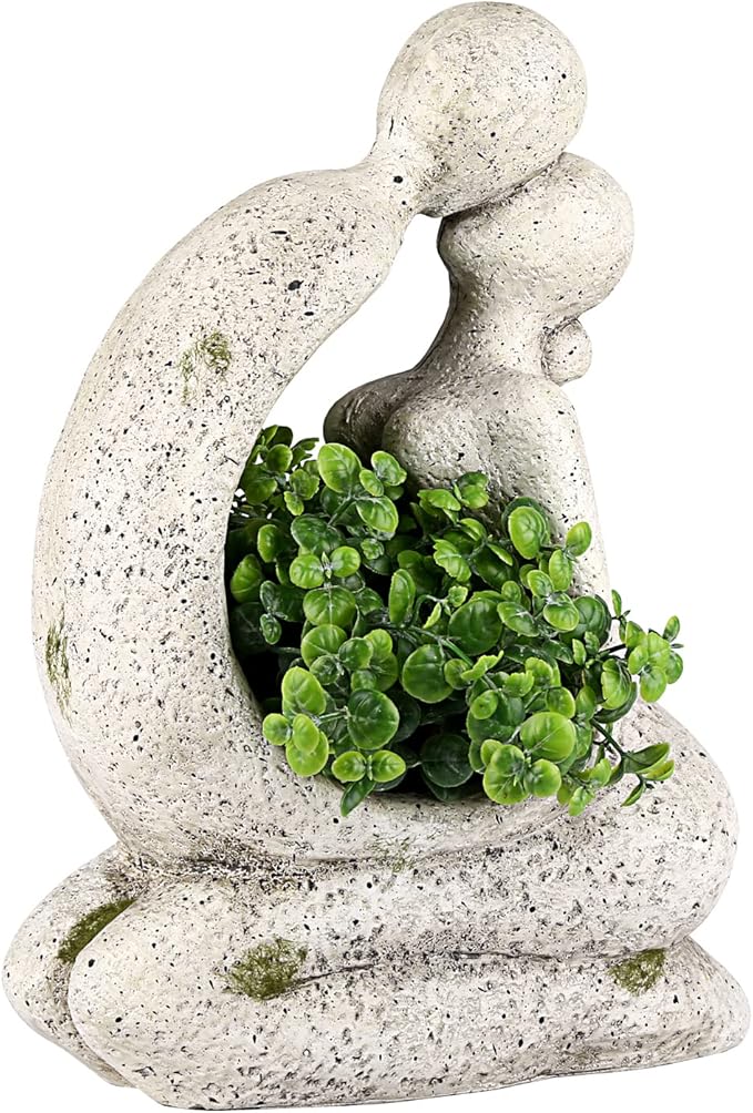 Unique Planters for Indoor Outdoor Plants Head Face Planter Pot Large Succulent Planters Flower Vase with Drainage Hole Around You