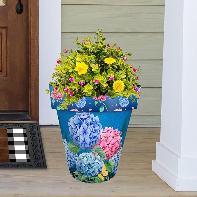 Briarwood Lane Colorful Hydrangeas Large Planter