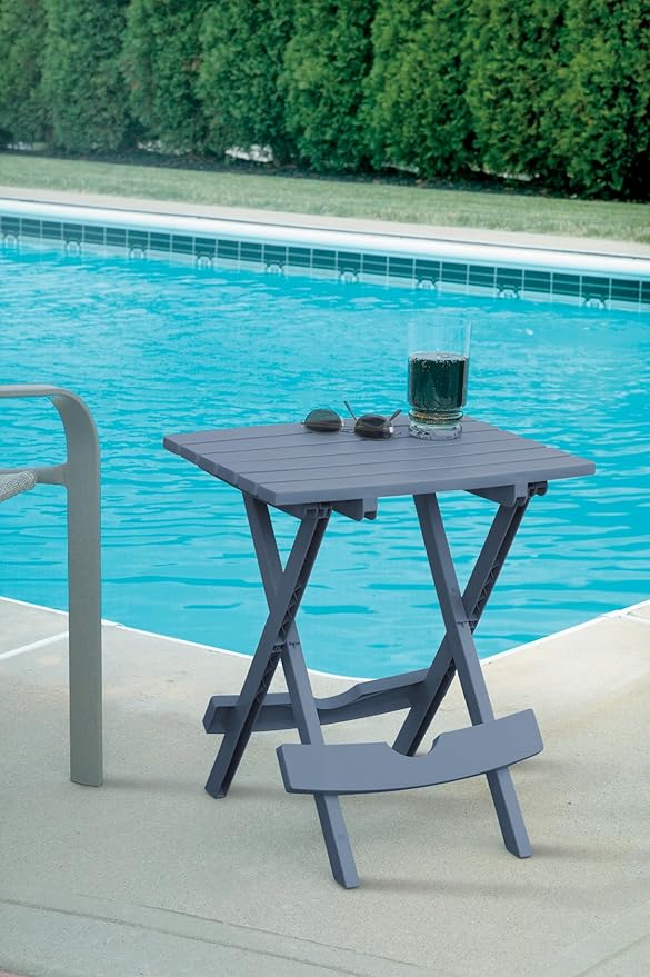 Adams Quik-Fold® Side Table - Bluestone