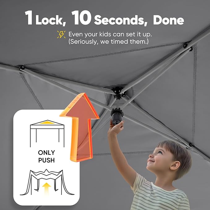 Quictent Privacy 10x10 Pop up Canopy Tent with Sidewalls and Roll-up Ventilated Windows, One Person Easy Setup, Outdoor Commercial Gazebo Shelter Enclosed Waterproof, Bonus 4 Sandbags