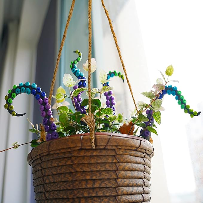 HoroM Octopus Tentacle Decorative Garden Stakes for Plant Decor and Ornaments