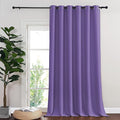 NICETOWN Blackout Room Divider Curtains for Sliding Glass Doors 102 Inches Long 1 Panel, Extra Wide Curtains for Doorway Patio Bedroom Living Room (Lilac Purple, 80Wx102L, 1 Panel)